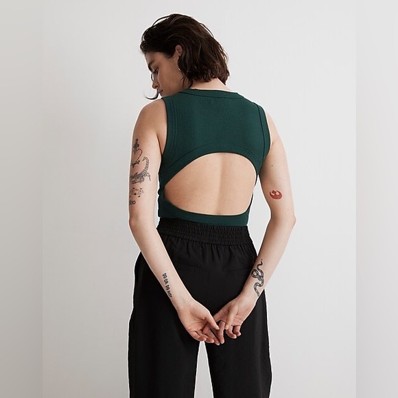 NWT Madewell Crewneck Thong Bodysuit in Sleekhold - Picture 8 of 8